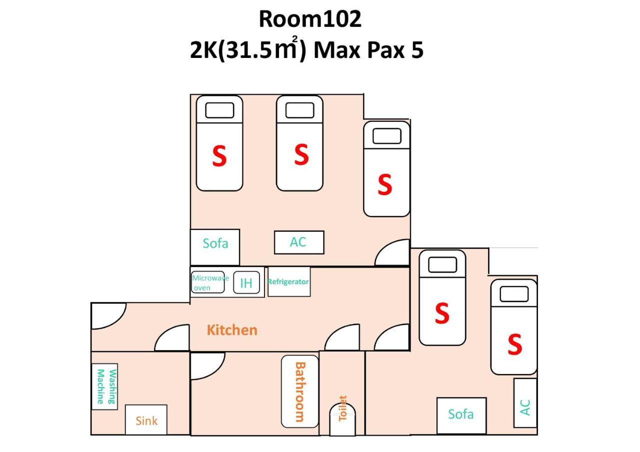 Apartamento Namba West Saika Osaka Exterior foto